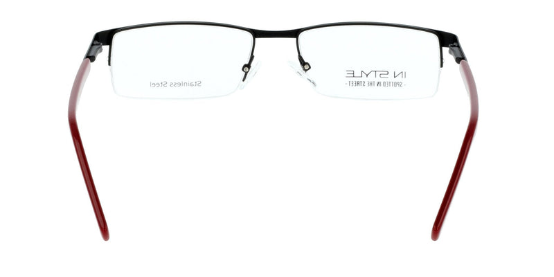 Lente Oftálmico In Style ISAM33BR Negro-Más Visión México