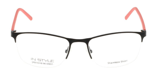 Lente Oftálmico In Style ISCF06 Negro-Más Visión México