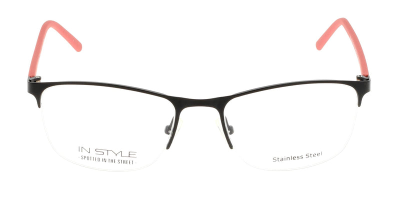 Lente Oftálmico In Style ISCF06 Negro-Más Visión México