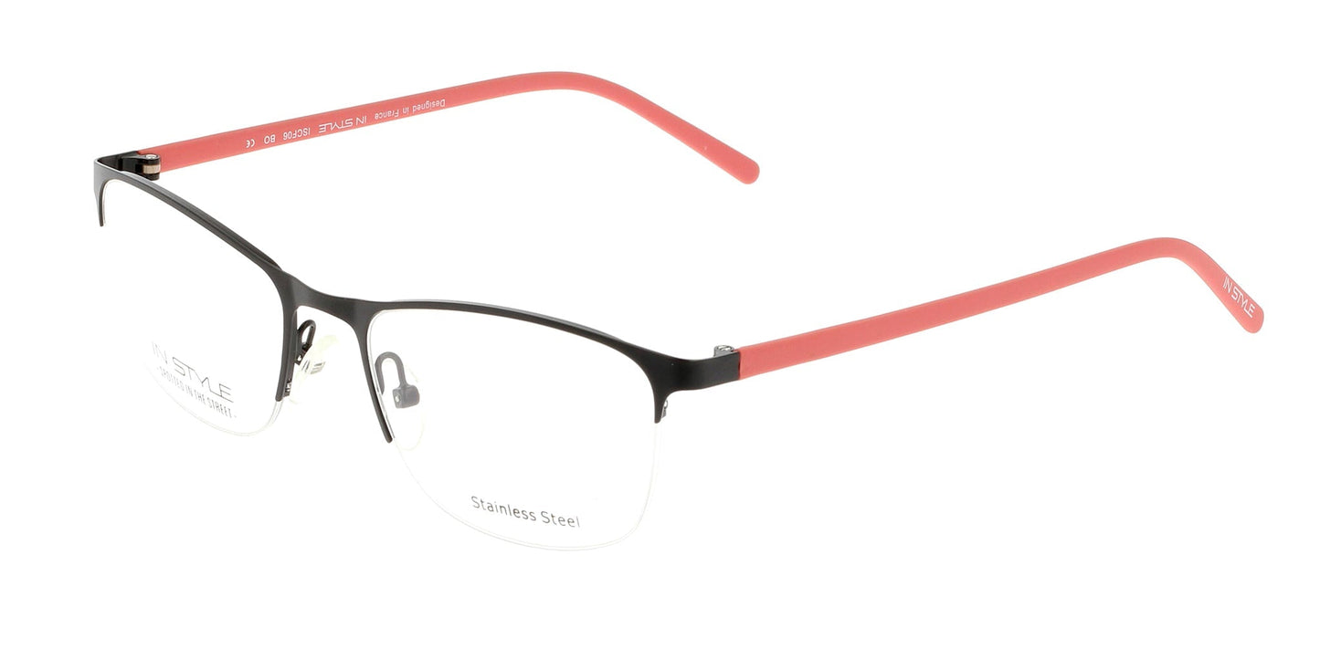 Lente Oftálmico In Style ISCF06 Negro-Más Visión México