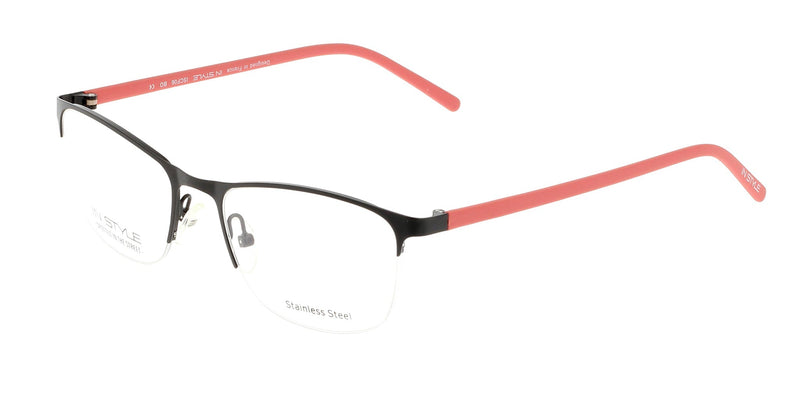 Lente Oftálmico In Style ISCF06 Negro-Más Visión México