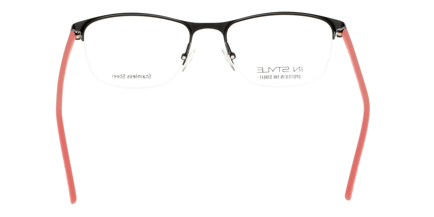 Lente Oftálmico In Style ISCF06 Negro-Más Visión México