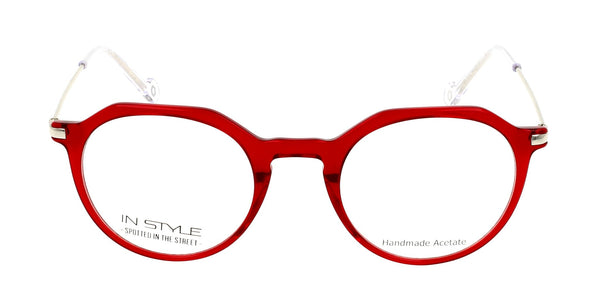 Lente Oftálmico In Style ISHF04 Rojo