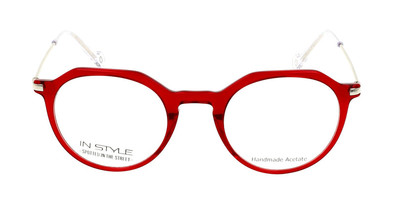 Lente Oftálmico In Style ISHF04 Rojo-Más Visión México