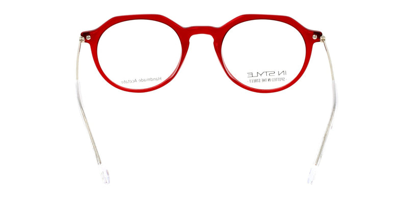 Lente Oftálmico In Style ISHF04 Rojo-Más Visión México