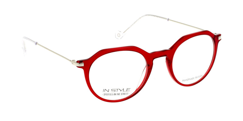 Lente Oftálmico In Style ISHF04 Rojo-Más Visión México