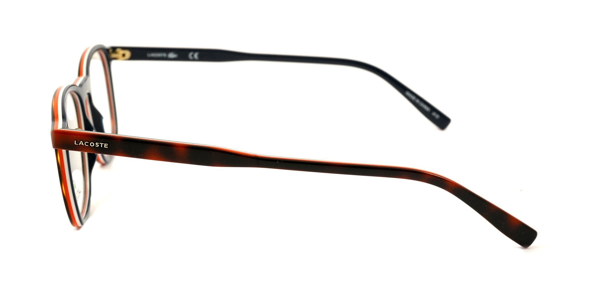 Lente Oftálmico Lacoste L2845 Havana-Más Visión México