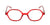Lente Oftálmico Seen SNJK04 Rojo-Más Visión México