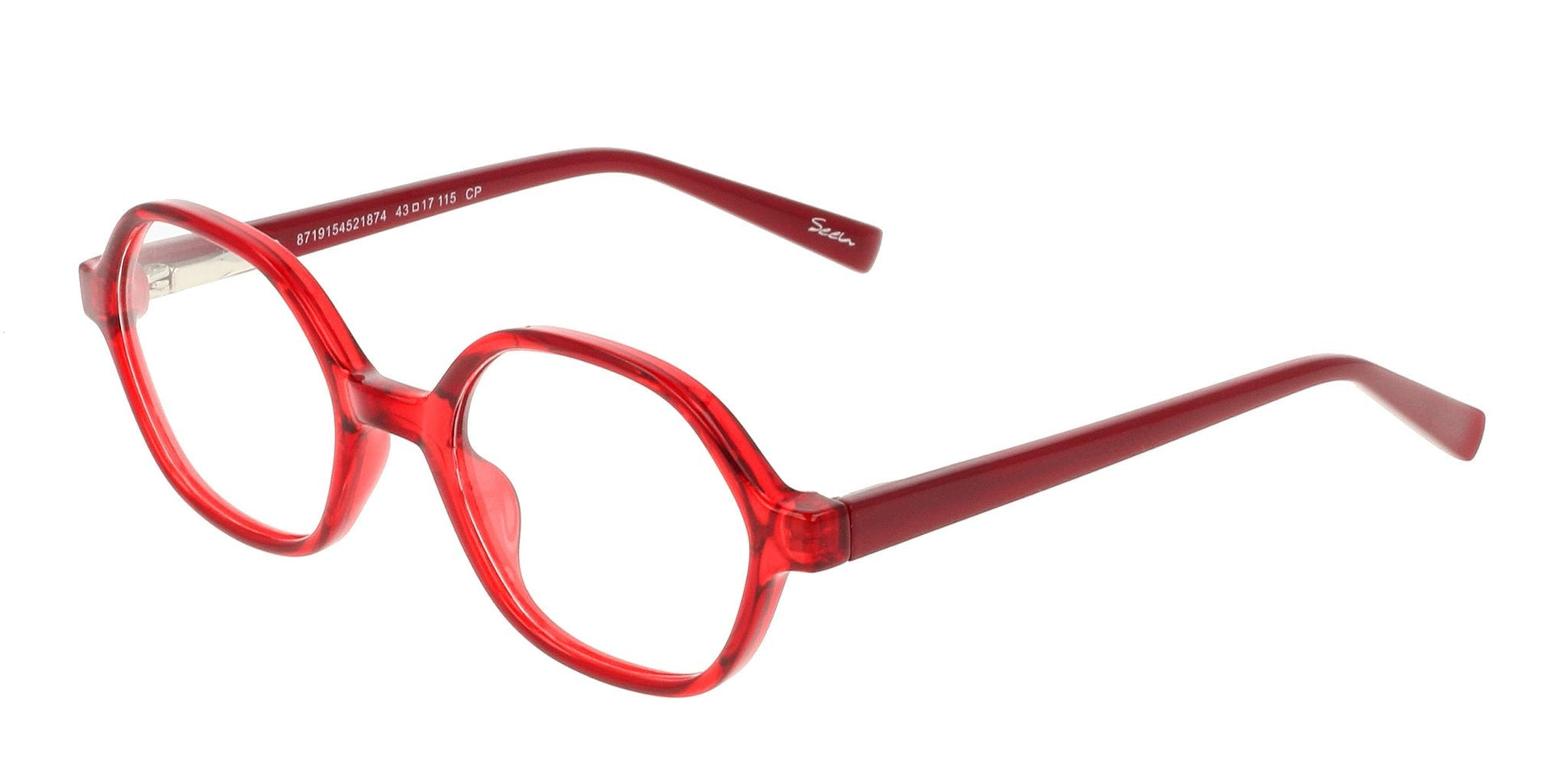 Lente Oftálmico Seen SNJK04 Rojo-Más Visión México