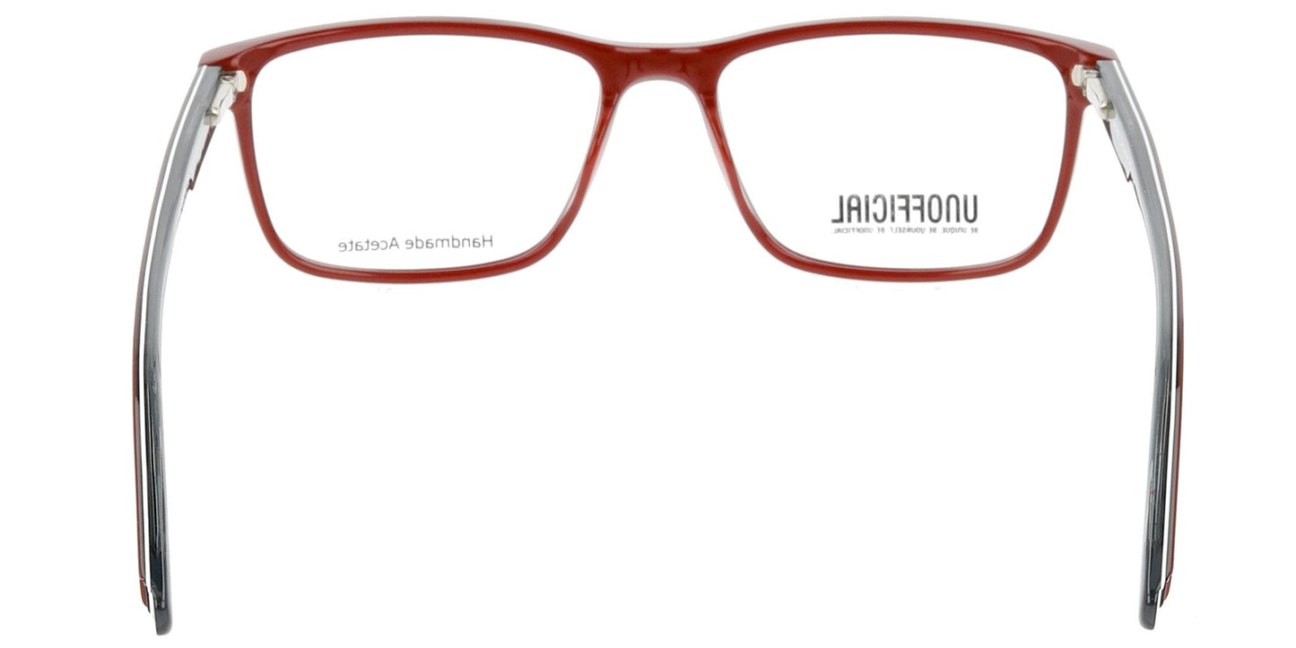 Lente Oftálmico Unofficial UNOM0023 Rojo-Más Visión México