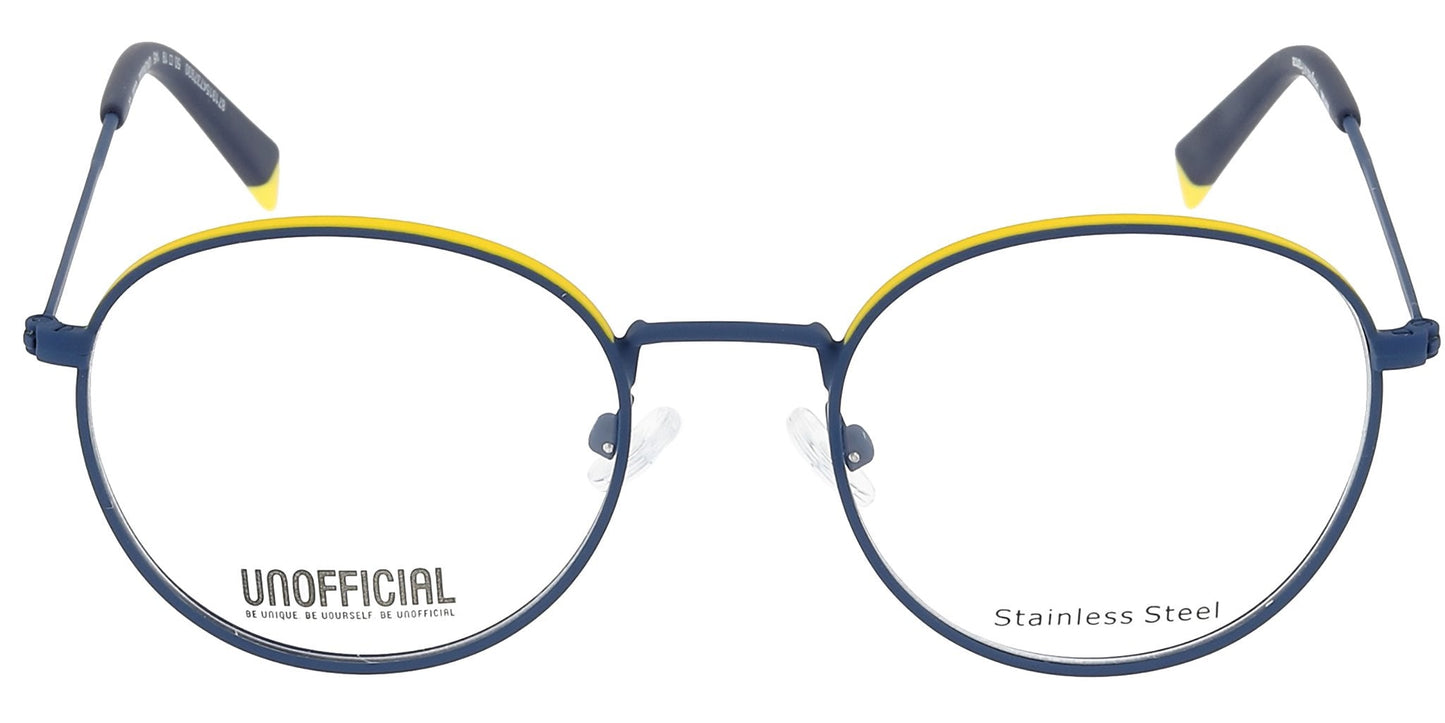 Lente Oftálmico Unofficial UNOM0033 Azul-Más Visión México