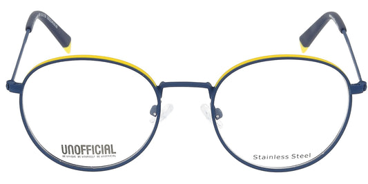 Lente Oftálmico Unofficial UNOM0033 Azul-Más Visión México