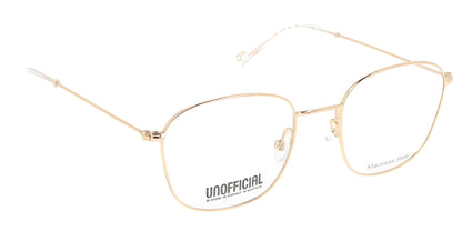 Lente Oftálmico Unofficial UNOM0066 Dorado-Más Visión México