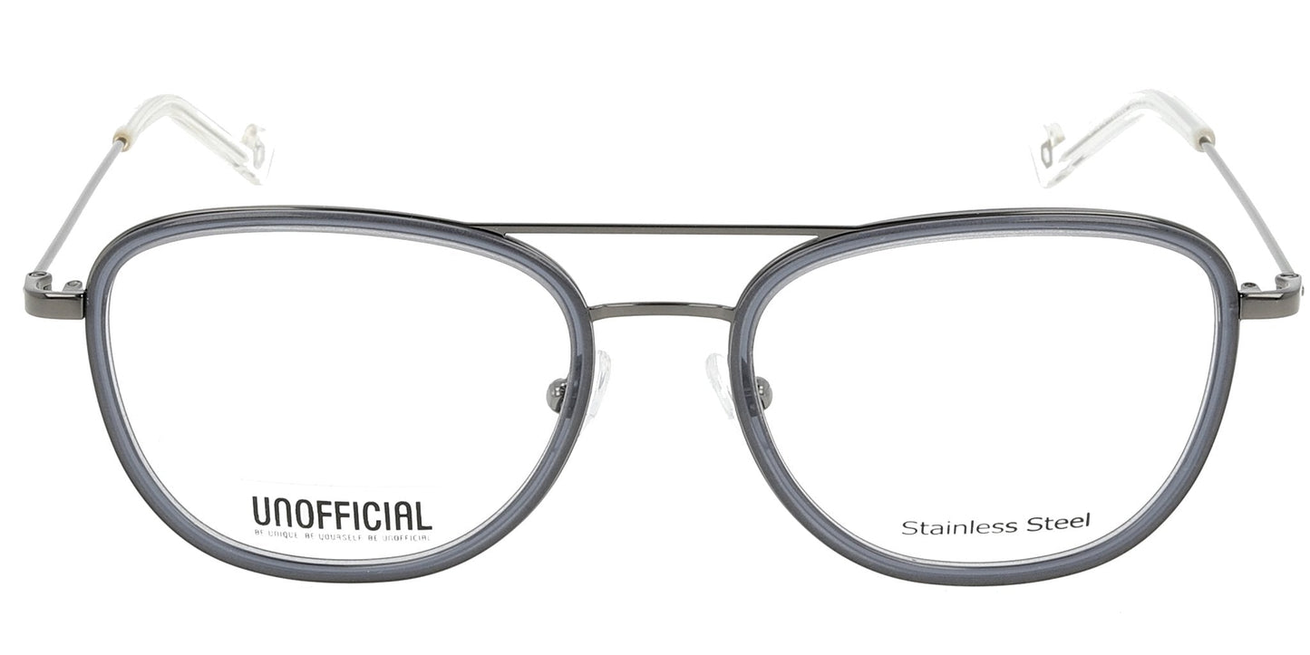 Lente Oftálmico Unofficial UNOM0069 Gris-Más Visión México