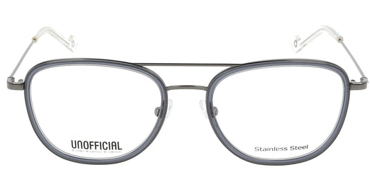 Lente Oftálmico Unofficial UNOM0069 Gris-Más Visión México