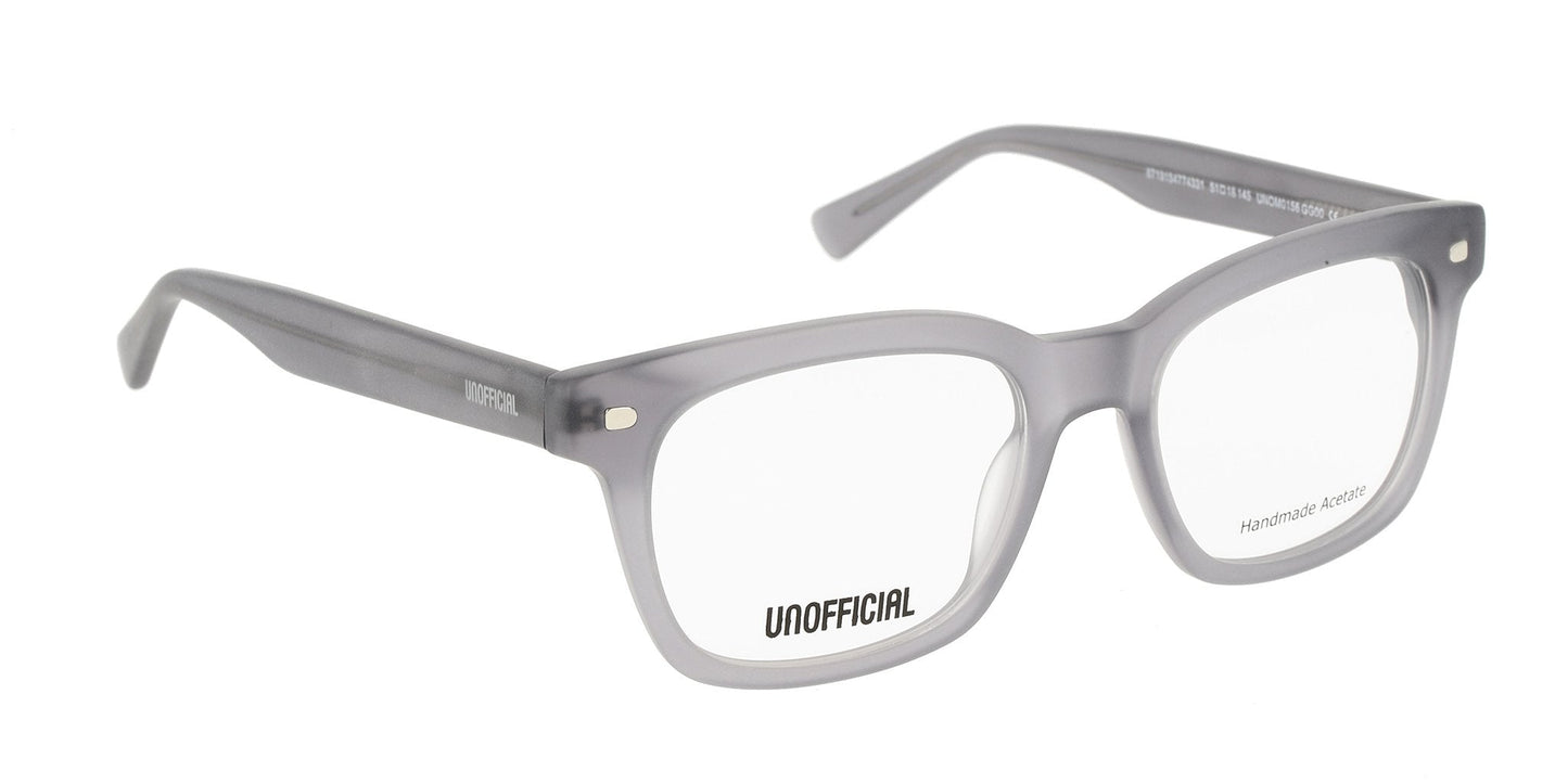 Lente Oftálmico Unofficial UNOM0156 Gris-Más Visión México
