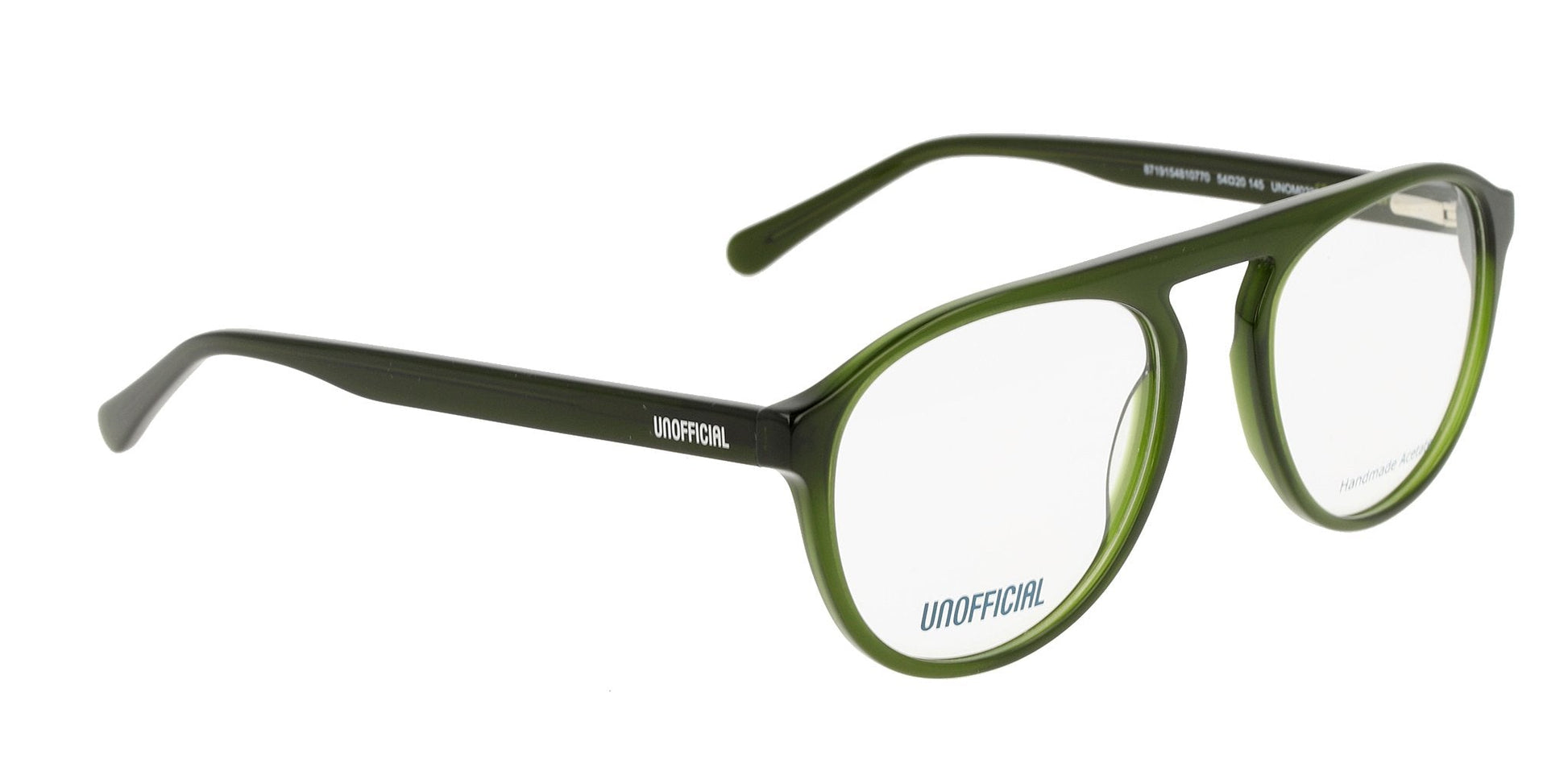 Lente Oftálmico Unofficial UNOM0226 Verde-Más Visión México