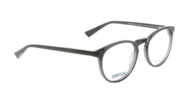 Lente Oftálmico Unofficial UNOT0076 Gris-Más Visión México