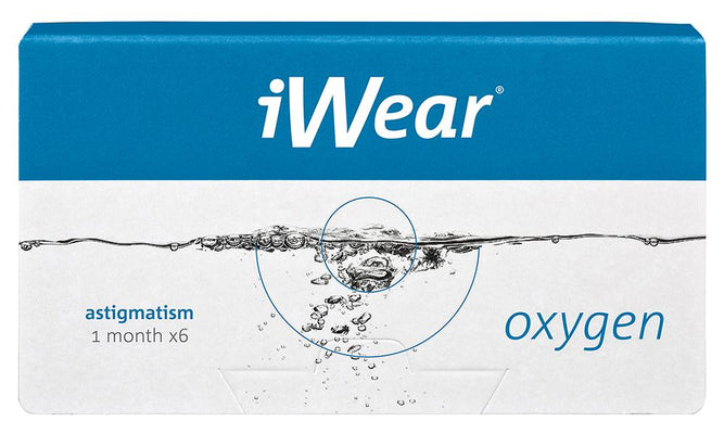 iWear Oxygen Contact Lenses for Astigmatism - Más Visión México