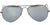 Solar Graduado Ray Ban RB3025 Plata-Más Visión México