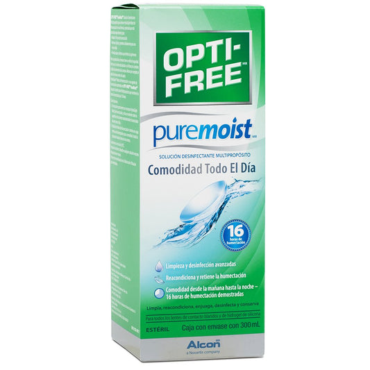 Solución Opti-free Pure Moist 300 ML-Más Visión México