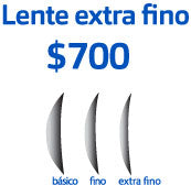 Tratamiento extra - Lente Extra Fino-Más Visión México
